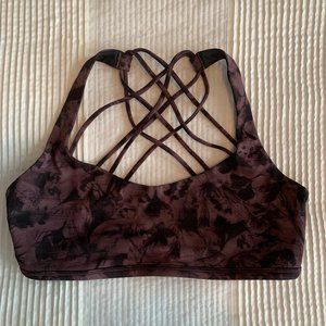 LULULEMON Marble Sports Bra Size 4